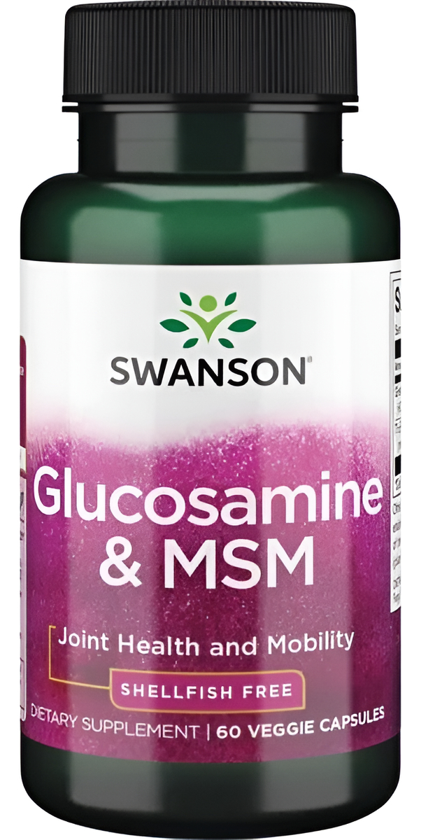 Glucosamine & Msm / Sin Mariscos60 Caps 500mg De Sw