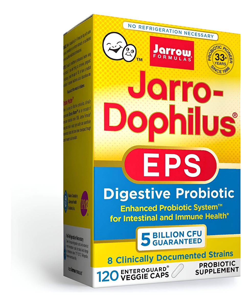 Probióticos 8 Cepas Jarro-dophilus Eps 5 Billion 120 Capsula