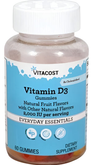 Vitamina D3 Para Adultos - 2000 Ui - 60 Gomitas