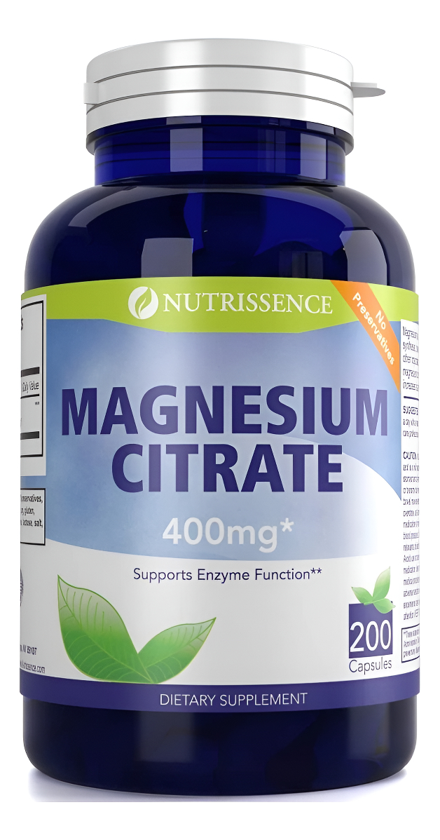 Citrato De Magnesio 400mg Nutri
