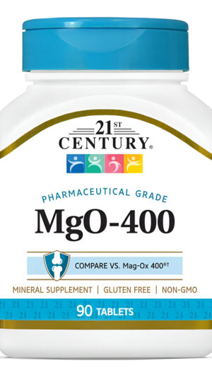 Mgo 400 Mg Oxido Magnesio 90 Tb
