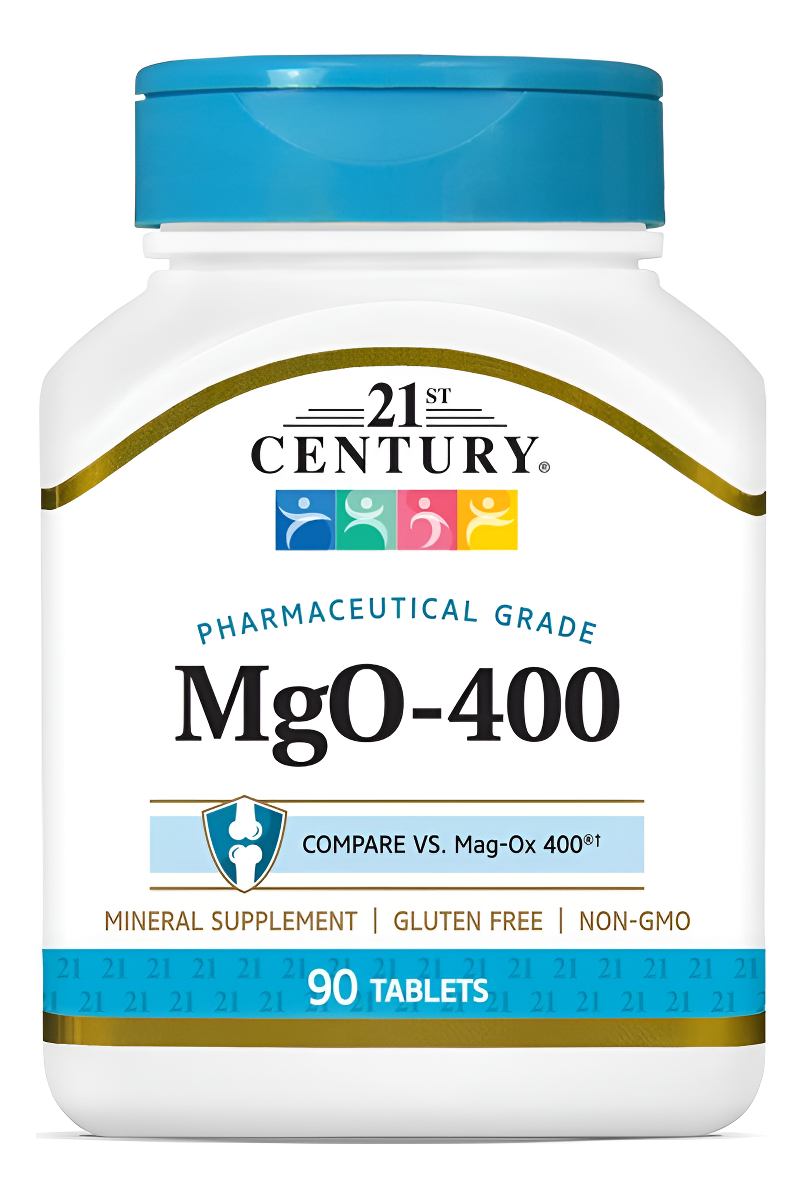 Mgo 400 Mg Oxido Magnesio 90 Tb
