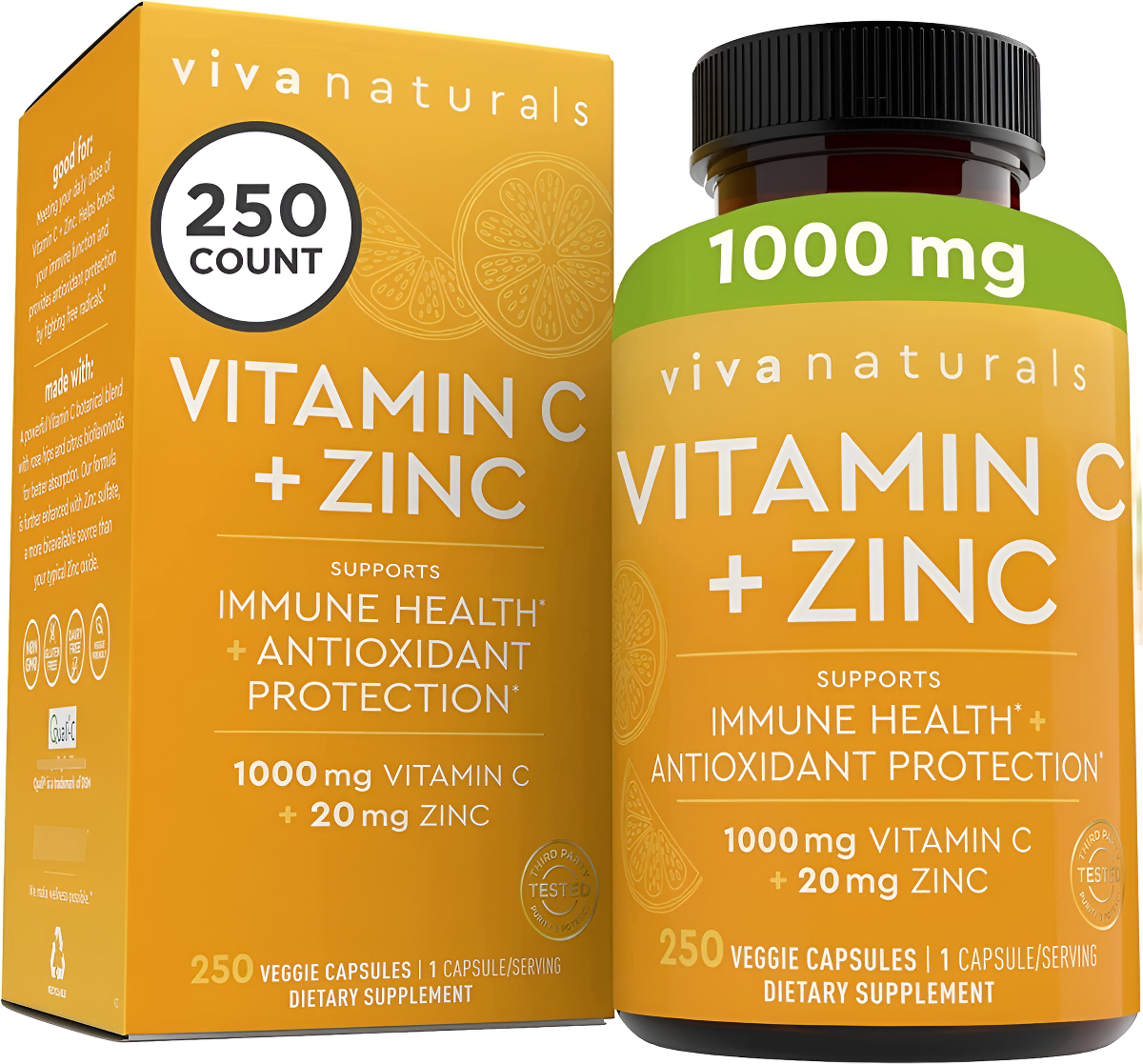 Vitamina C + Zing 1000mg Viva N