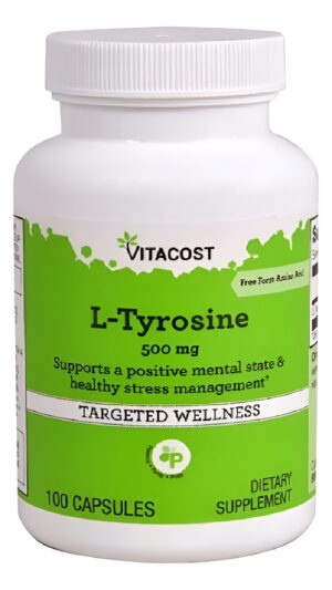L-tyrosine 500 Mg 100 Capsulas Vitacost
