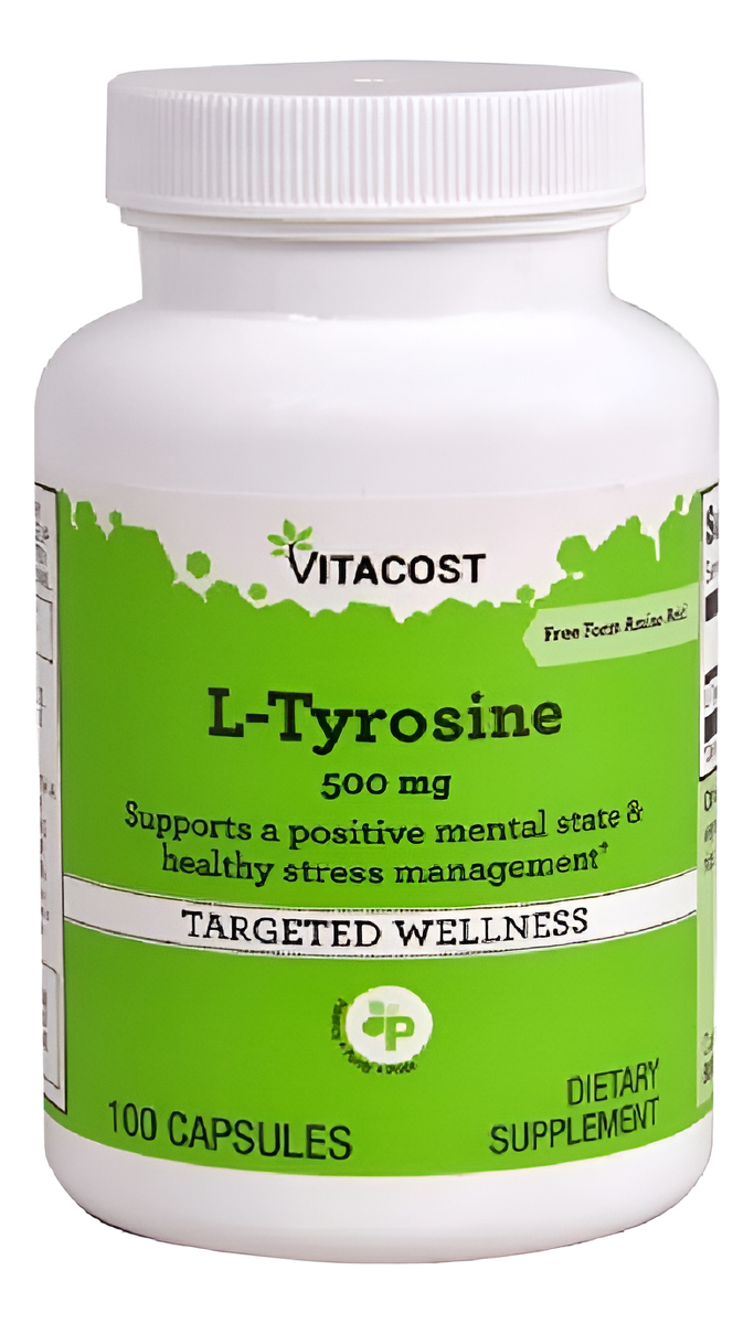 L-tyrosine 500 Mg 100 Capsulas Vitacost