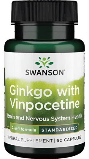 Ginkgo Con Vinpocetina Estandarizado 60 Capsulas