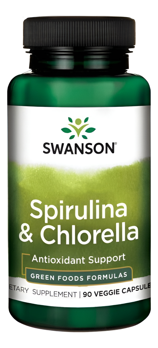 Espirulina Y Chlorella 90 Caps De Swanson