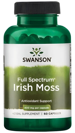 Musgo Irlandés De Espectro Completo 400 Mg 60 Capsulas