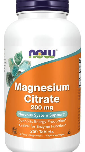 Citrato De Magnesio 250tab Now