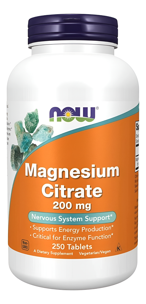 Citrato De Magnesio 250tab Now