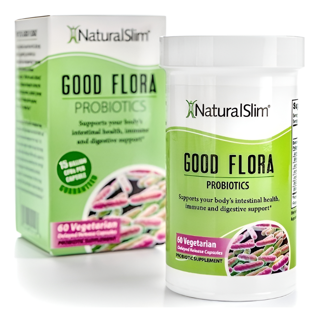 Naturalslim Good Flora Suplemento Probióticos 60 Cápsulas