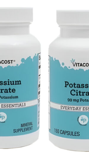 Citrato De Potasio De vitacost - 99 Mg 360 Cáps De Vitacost