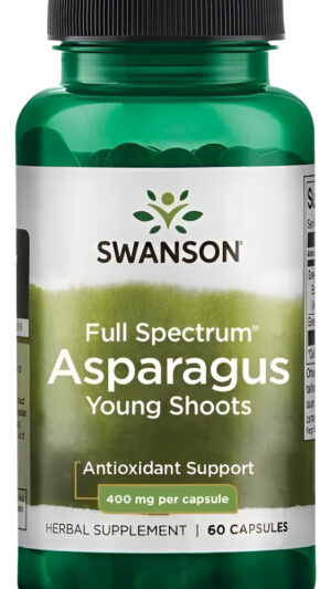 Asparagus De Espectro Completo 60 Caps 400mg Para El Corazon