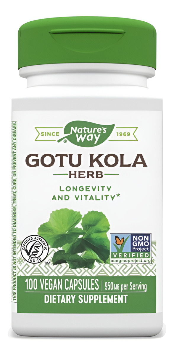 Gotu Kola 950mg 100 Veggi Caps Natures Way