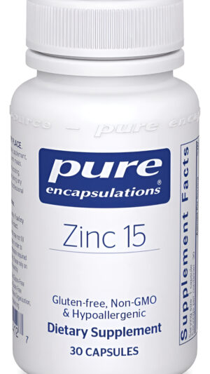 Zinc 30 Cap 15 Mg Pure - Unidad A