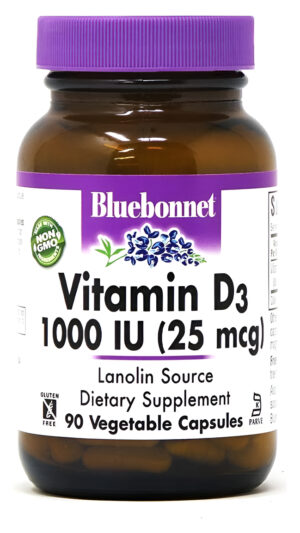 Vitamina D3 1000iu Bluebonnet