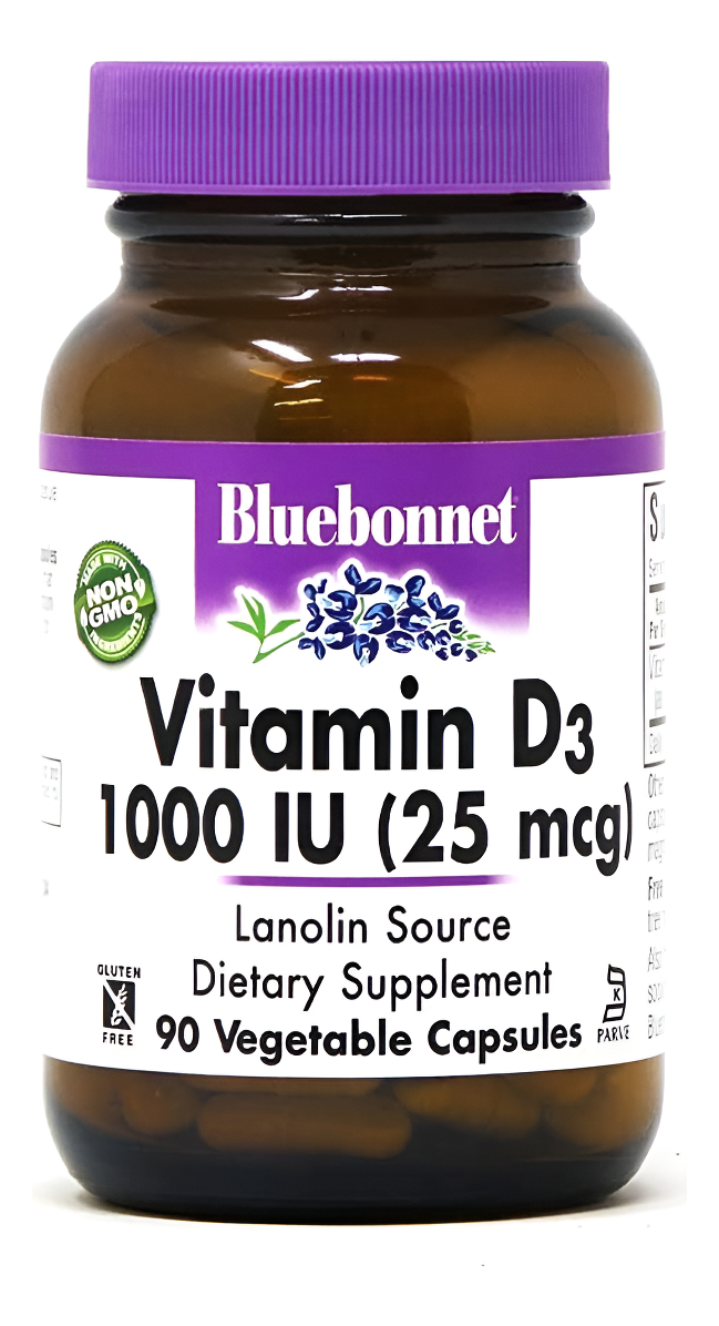 Vitamina D3 1000iu Bluebonnet