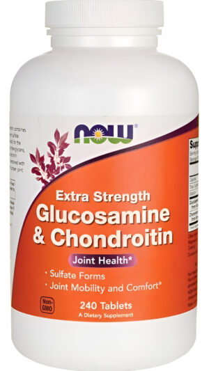 Glucosamina Y Condroitina Extra Fuertes 240 Tab De Now Foods