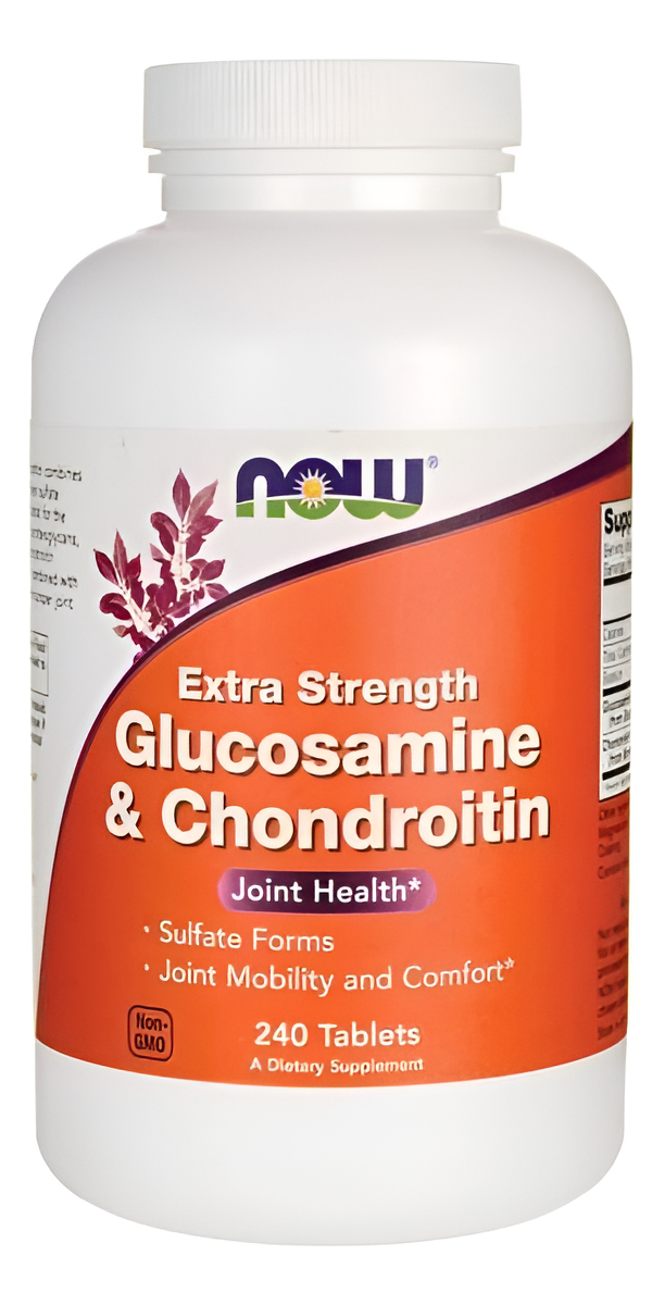 Glucosamina Y Condroitina Extra Fuertes 240 Tab De Now Foods