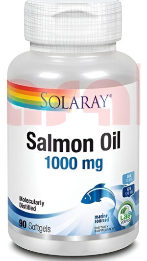 Aceite De Salmón Ácidos Grasos Omega 3  Solaray 90 Softgel