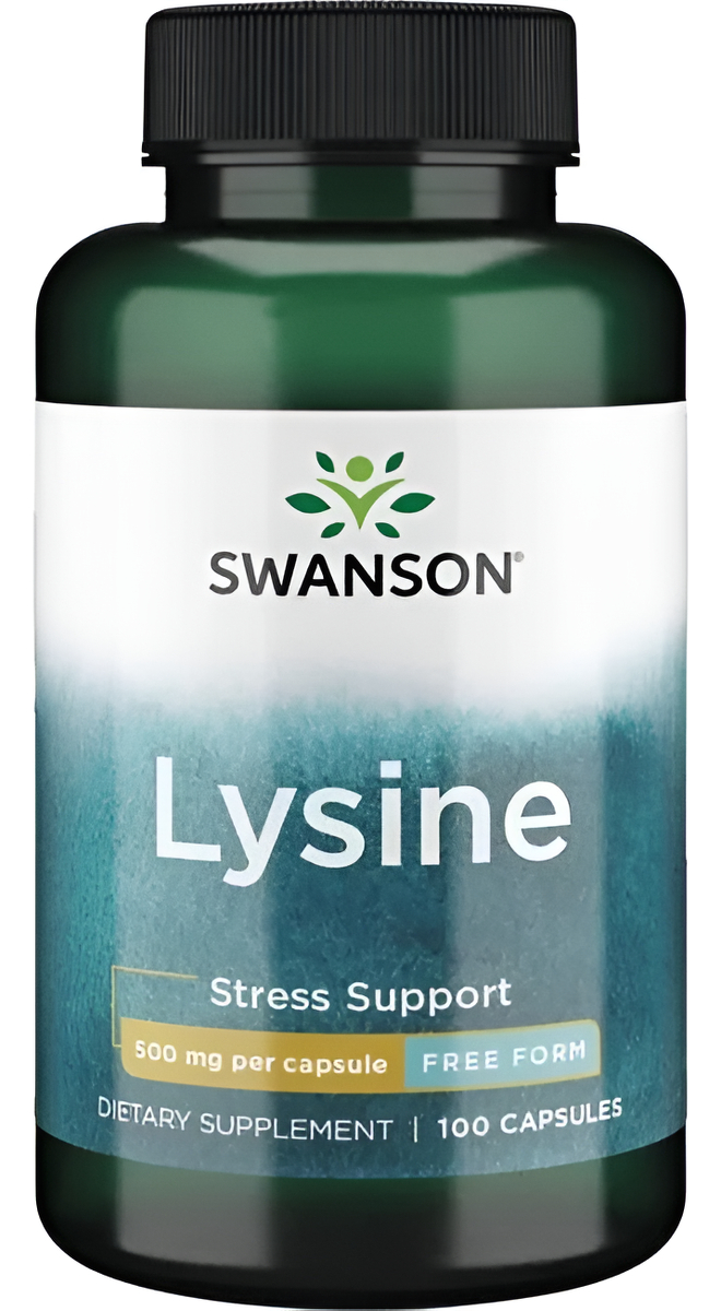 L-lysine Free Form 500 Mg 100 Caps De Swanson