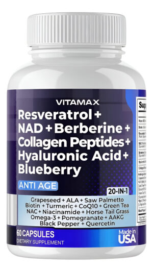 Resveratrol 20 En 1 60 Capsulas