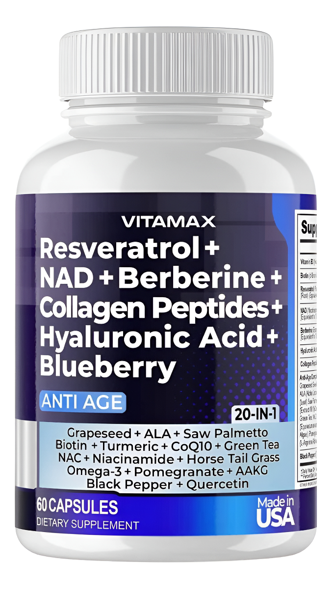 Resveratrol 20 En 1 60 Capsulas