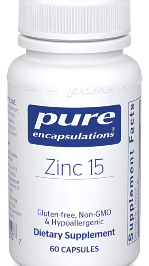 Zinc 60 Cap Pure Encapsulations