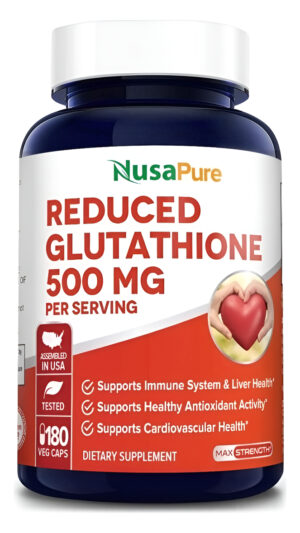 Glutatión Reducido 500mg - Salud De Hígado Y Sistema Inmune