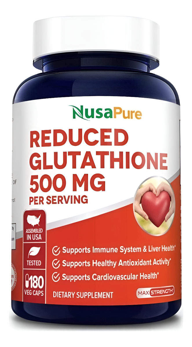 Glutatión Reducido 500mg - Salud De Hígado Y Sistema Inmune