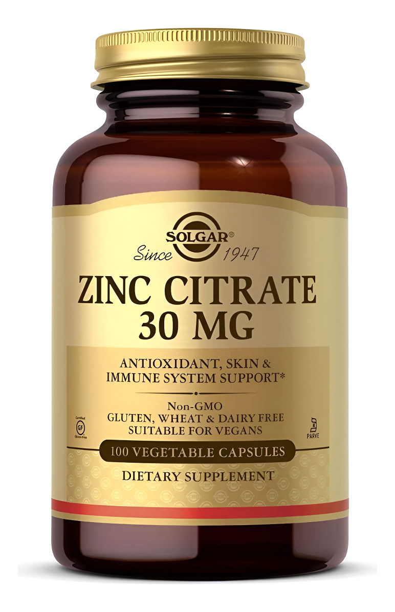 Zinc 100 Cap 30 Mg Solgar