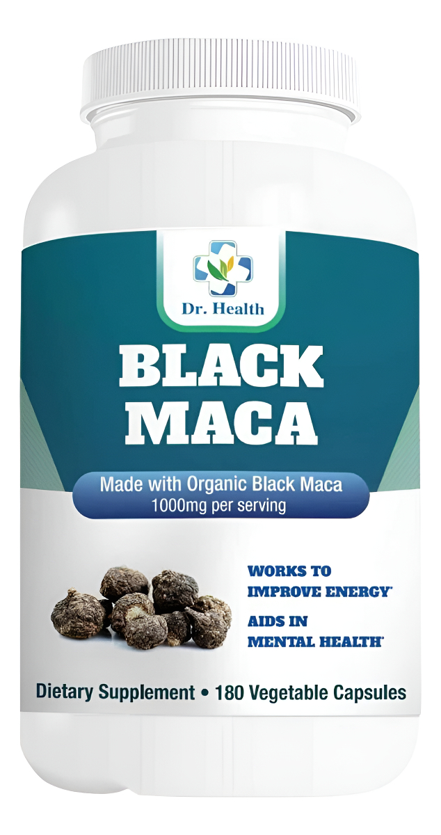 Black Maca 90 Caps Dr. Health