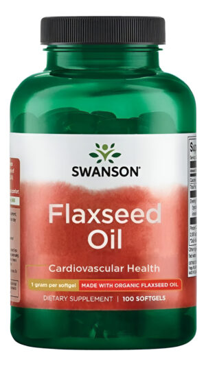 Aceite De Linaza Con Aceite De Linaza Orgánico 100 Softgels