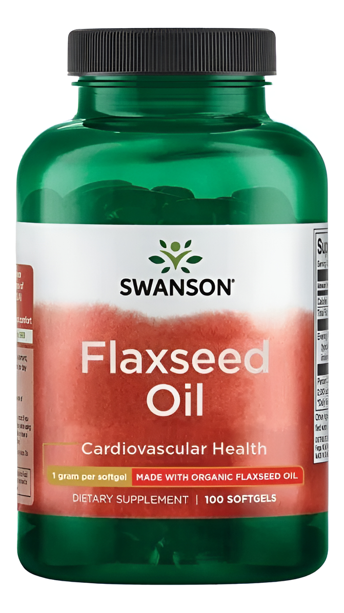 Aceite De Linaza Con Aceite De Linaza Orgánico 100 Softgels