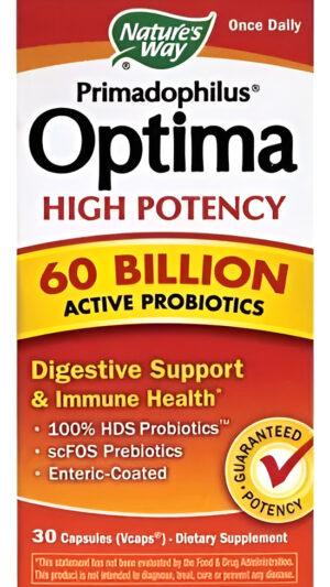 Primadophilus Optima De Alta Potencia/ Apoyo Digestivo 30cap