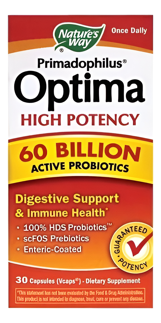 Primadophilus Optima De Alta Potencia/ Apoyo Digestivo 30cap