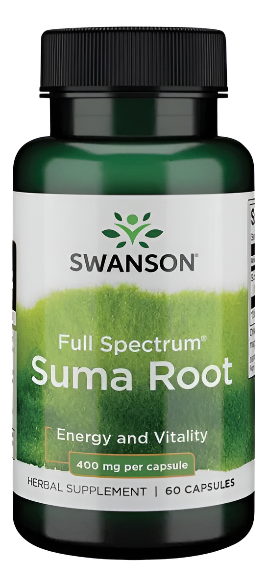 Suma Root Ginseng Brasileño 400mg 60 Caps Adaptogeno Energia