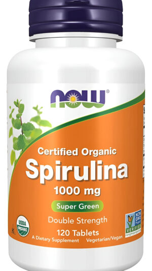 Espirulina 120 Tab 3000 Mg Now