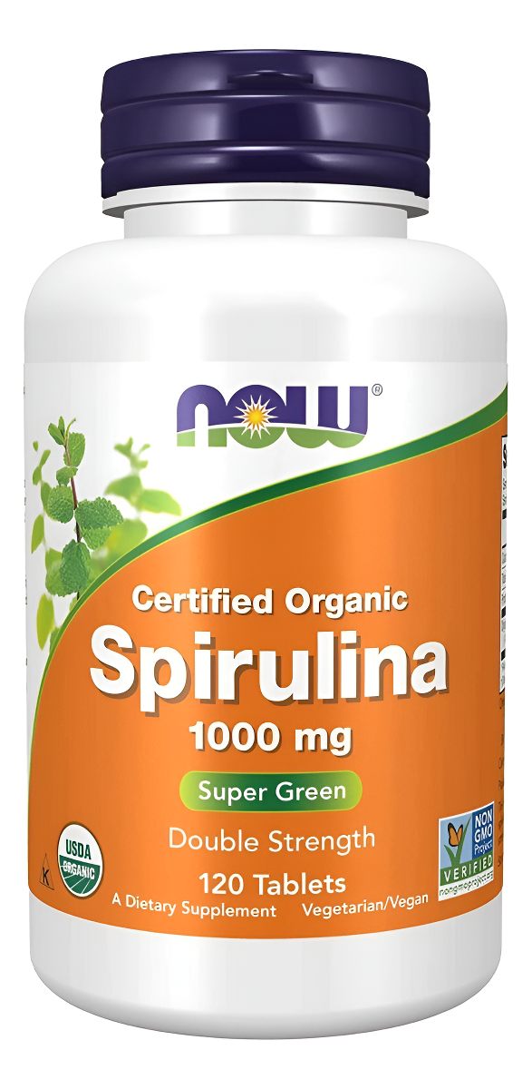 Espirulina 120 Tab 3000 Mg Now