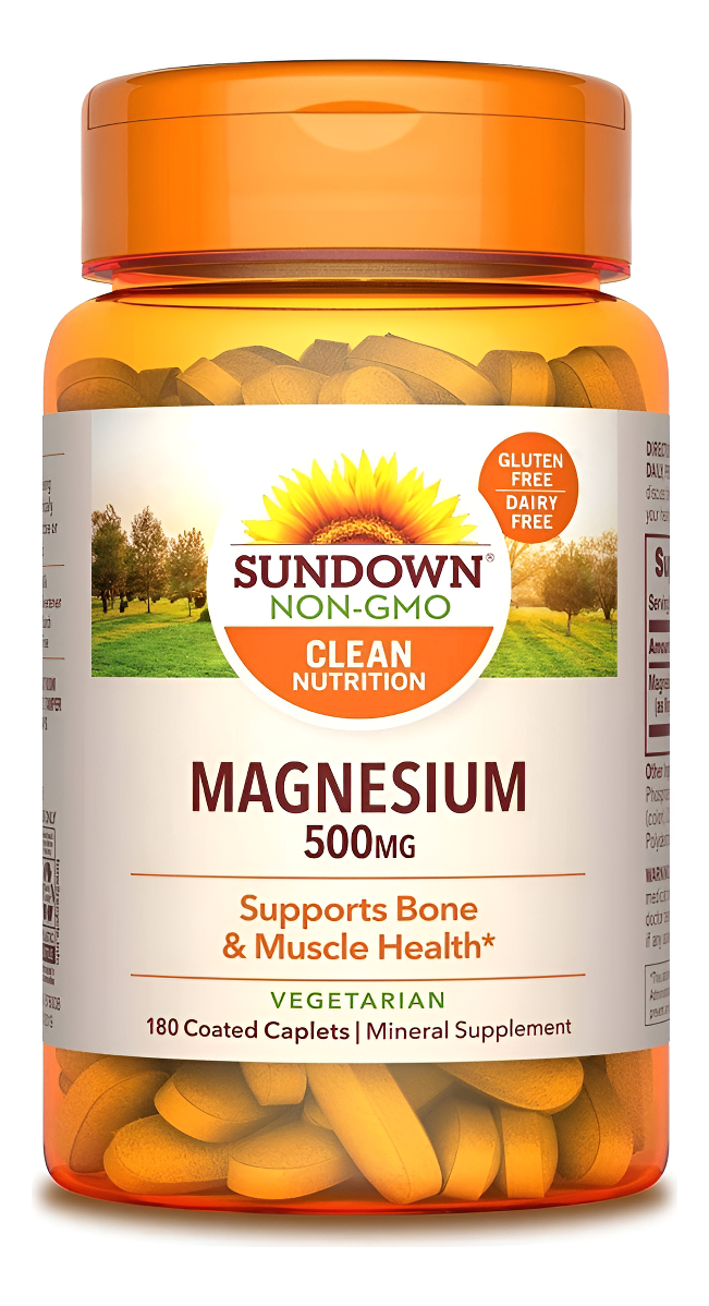 Magnesio 500 Mg Sundown 180 Cáp