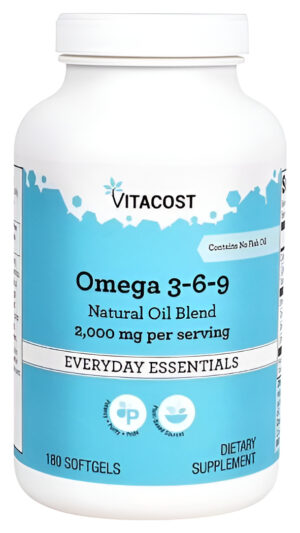 Triple Omega 3 6 9 Healthy America 180 Softgels