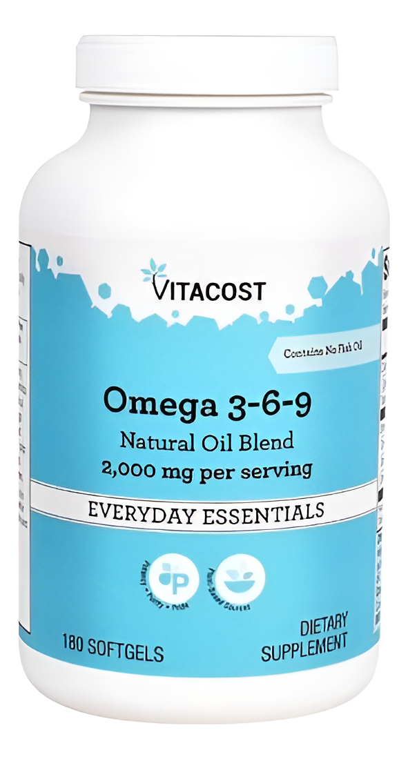 Triple Omega 3 6 9 Healthy America 180 Softgels