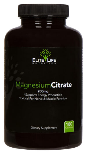 Citrato Magnesio 180 Cap Elite