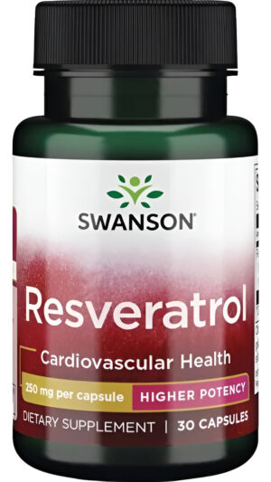 Resveratrol 30 Caps 250 Mg Salud Del Corazón