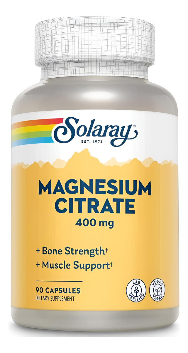 Citrato Magnesio 90caps Solaray