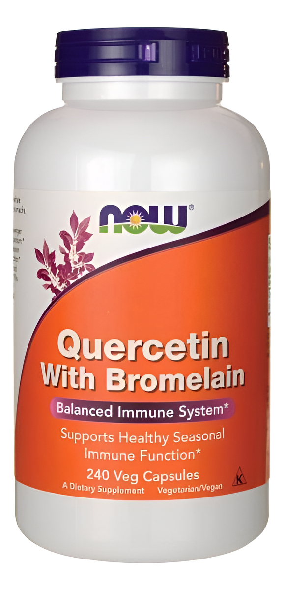Quercetina Con Bromelina 240 Veg Caps De Now Foods