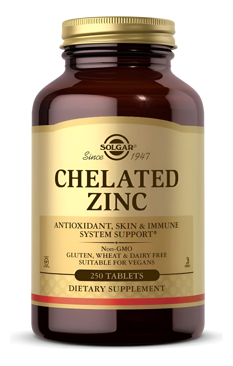 Zinc 22 Mg 250 Tabletas Solgar