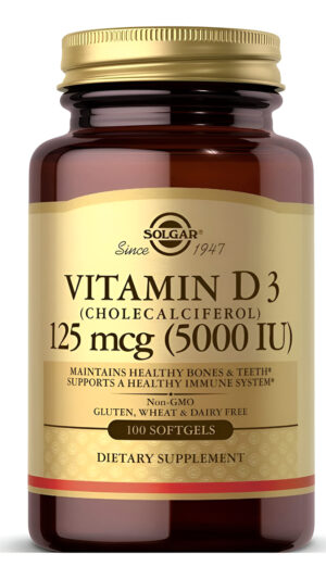 Vitamina D3 5000iu 125mcg Solga