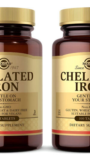 Solgar Chelated Iron - 100 Tablets