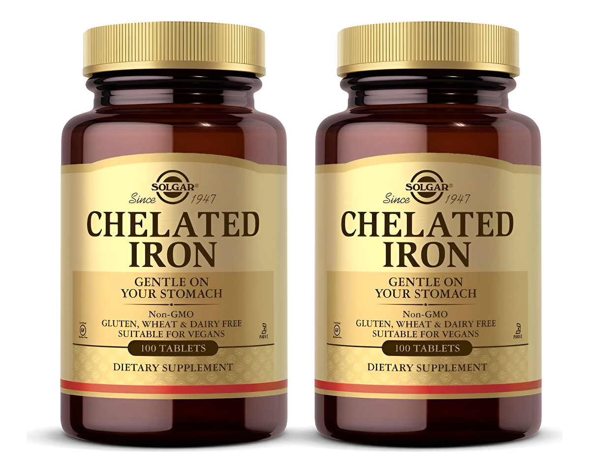 Solgar Chelated Iron - 100 Tablets